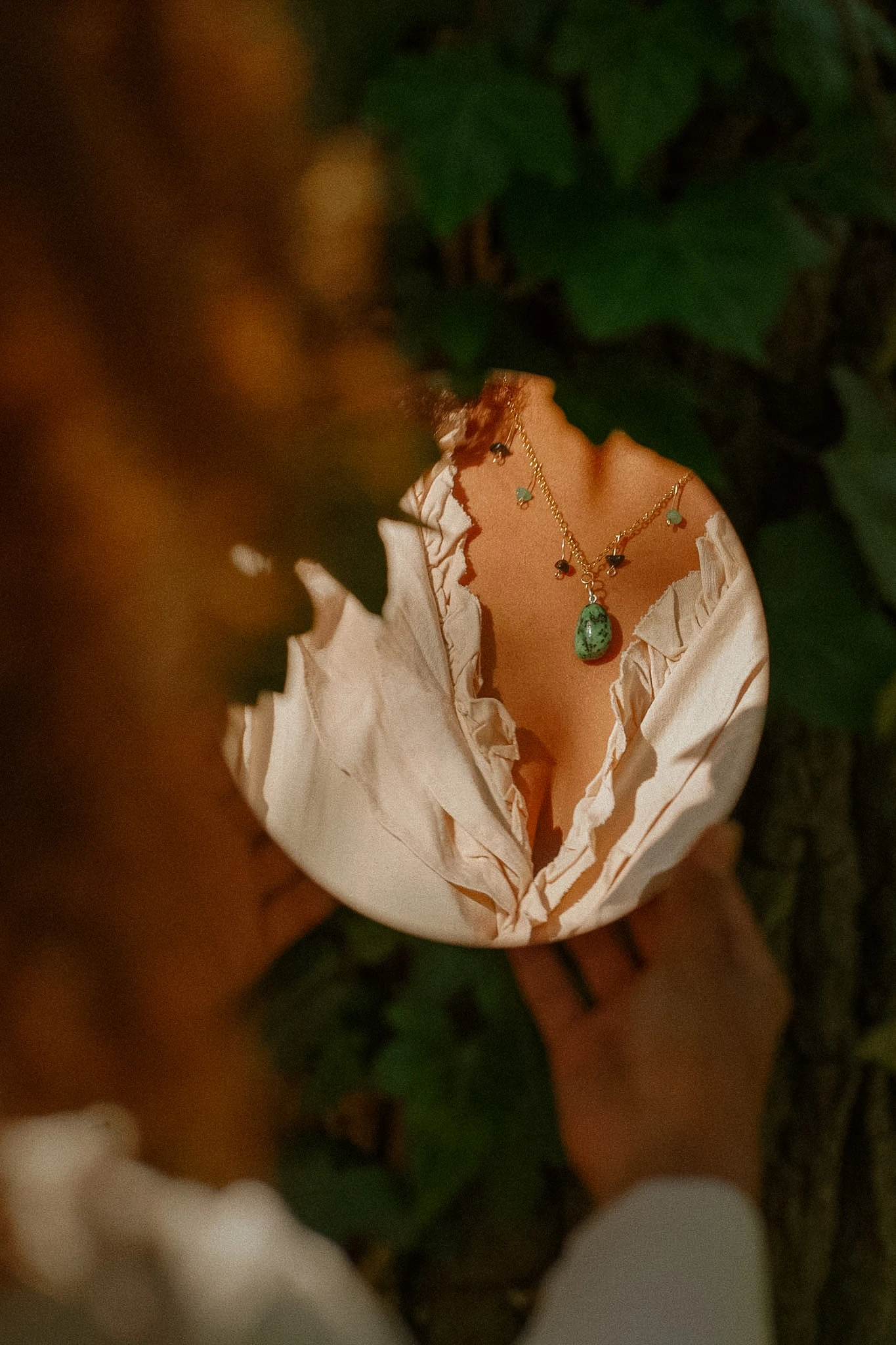 Wildflower Spell green bracelet photographed with a yellow daffodil by Lunar Lens Creative Agency